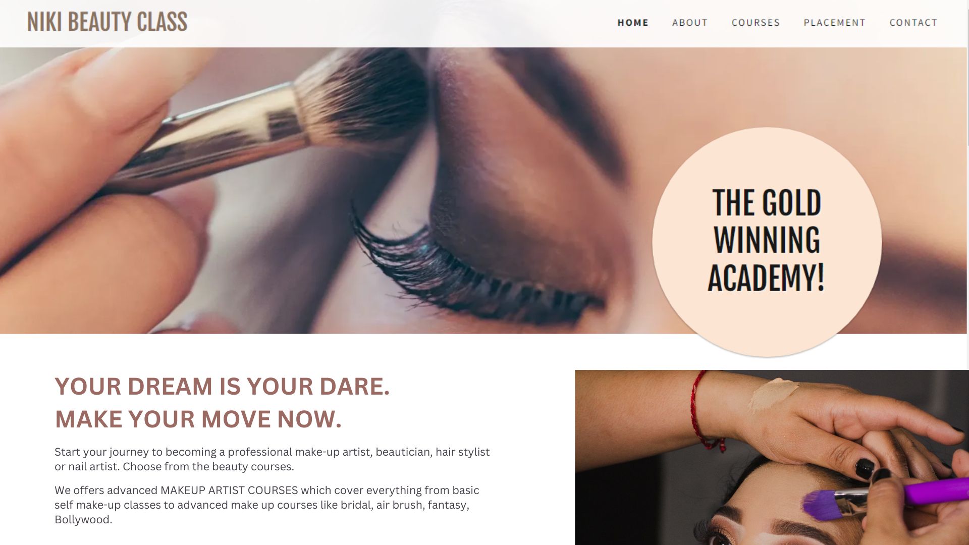 Best Website Builder for Beauty & Salon